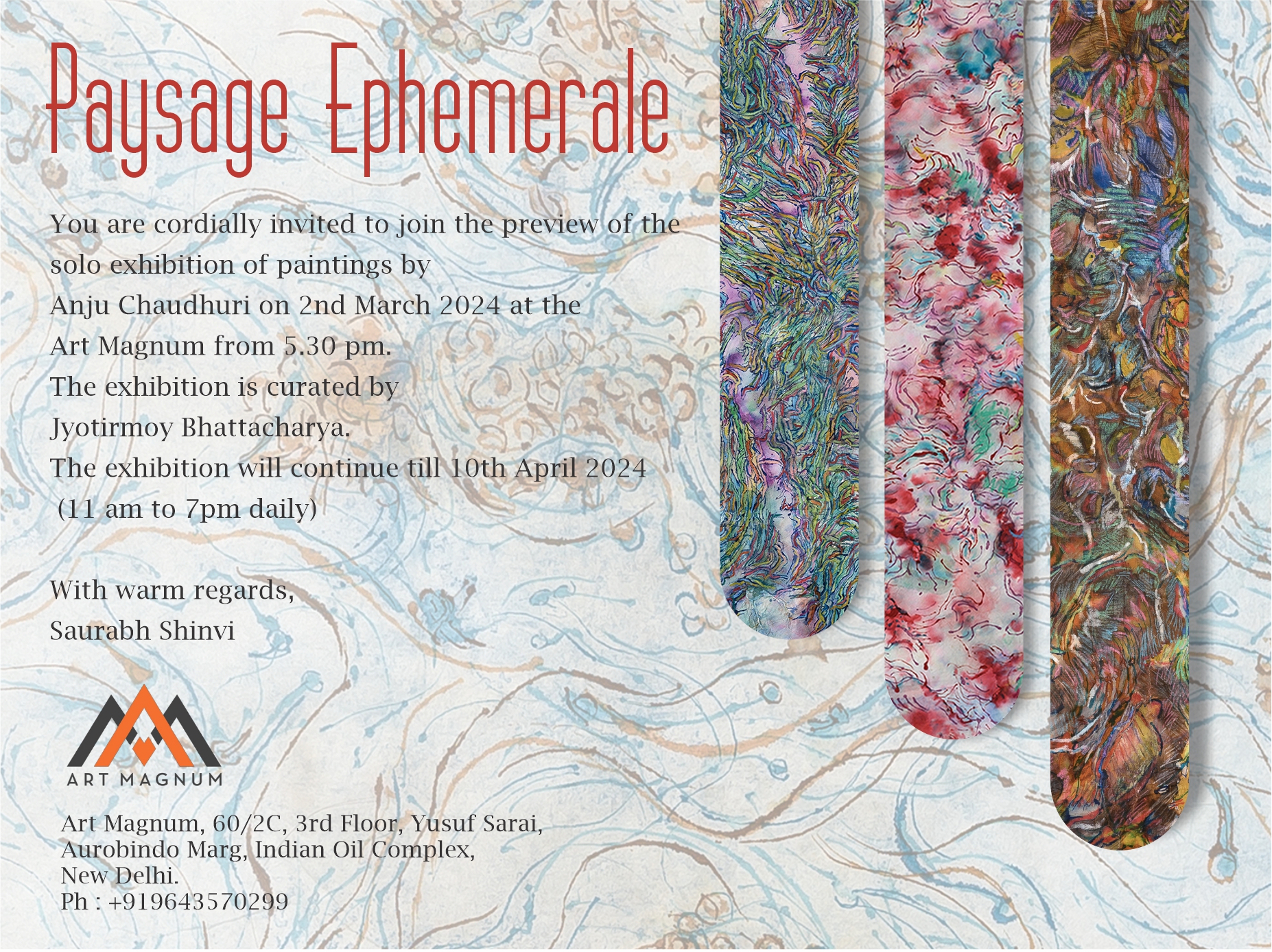 Paysage Ephemerale - Anju Chaudhuri | 2024