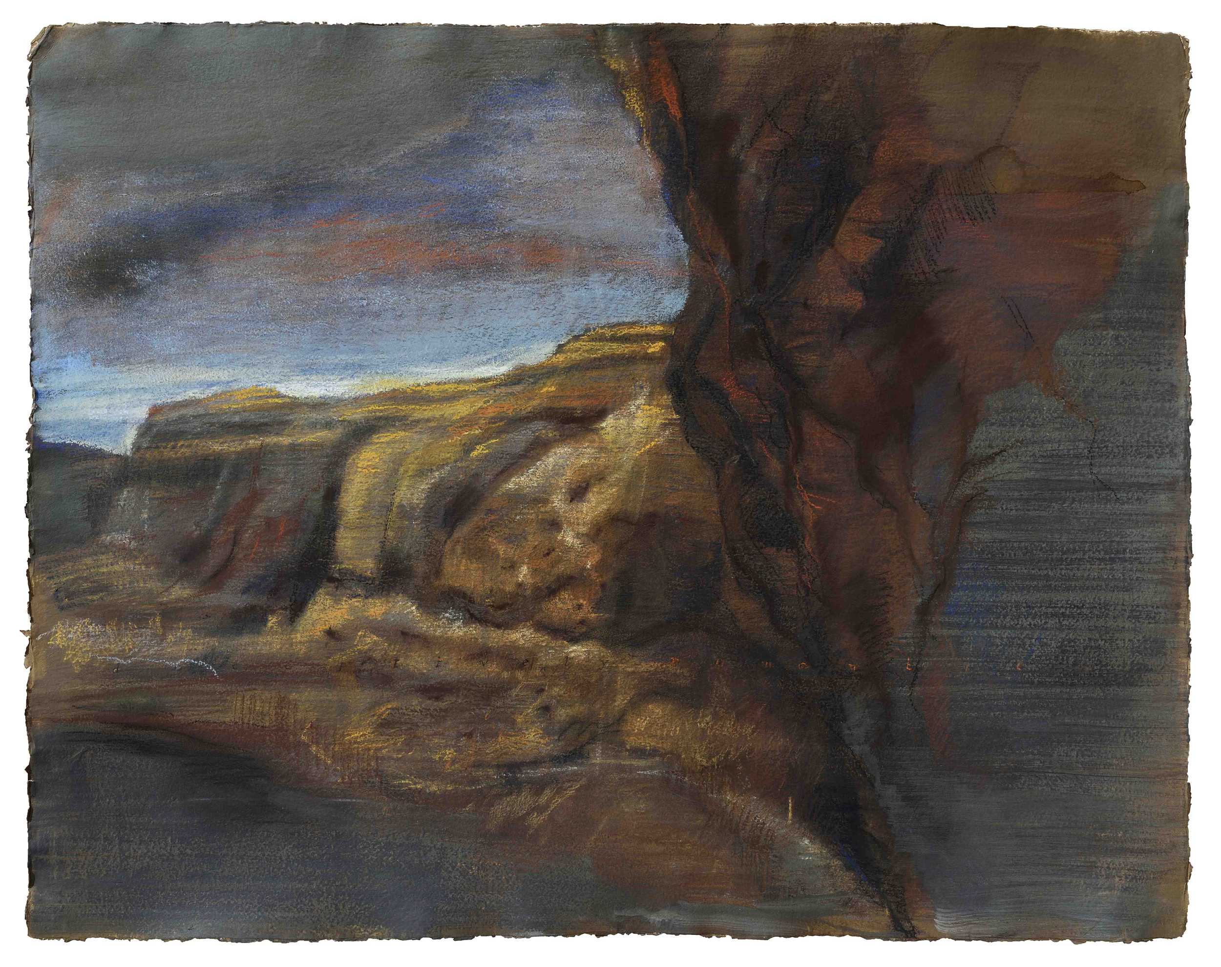 Still and still moving, the river flows, 10