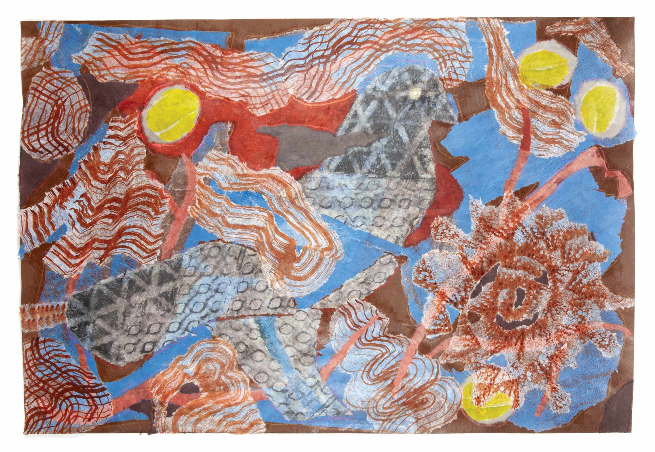 Still and still moving, the river flows, 1