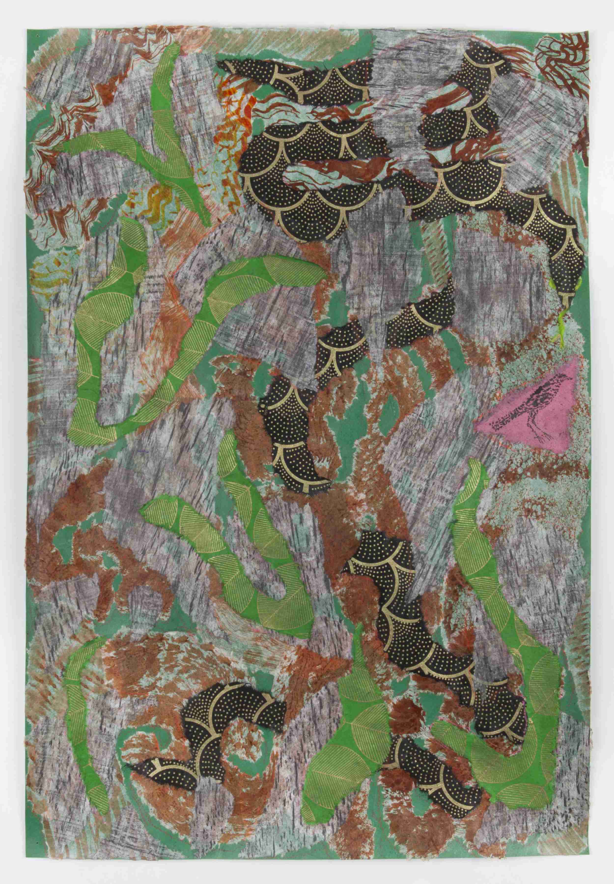 Still and still moving, the river flows, 1