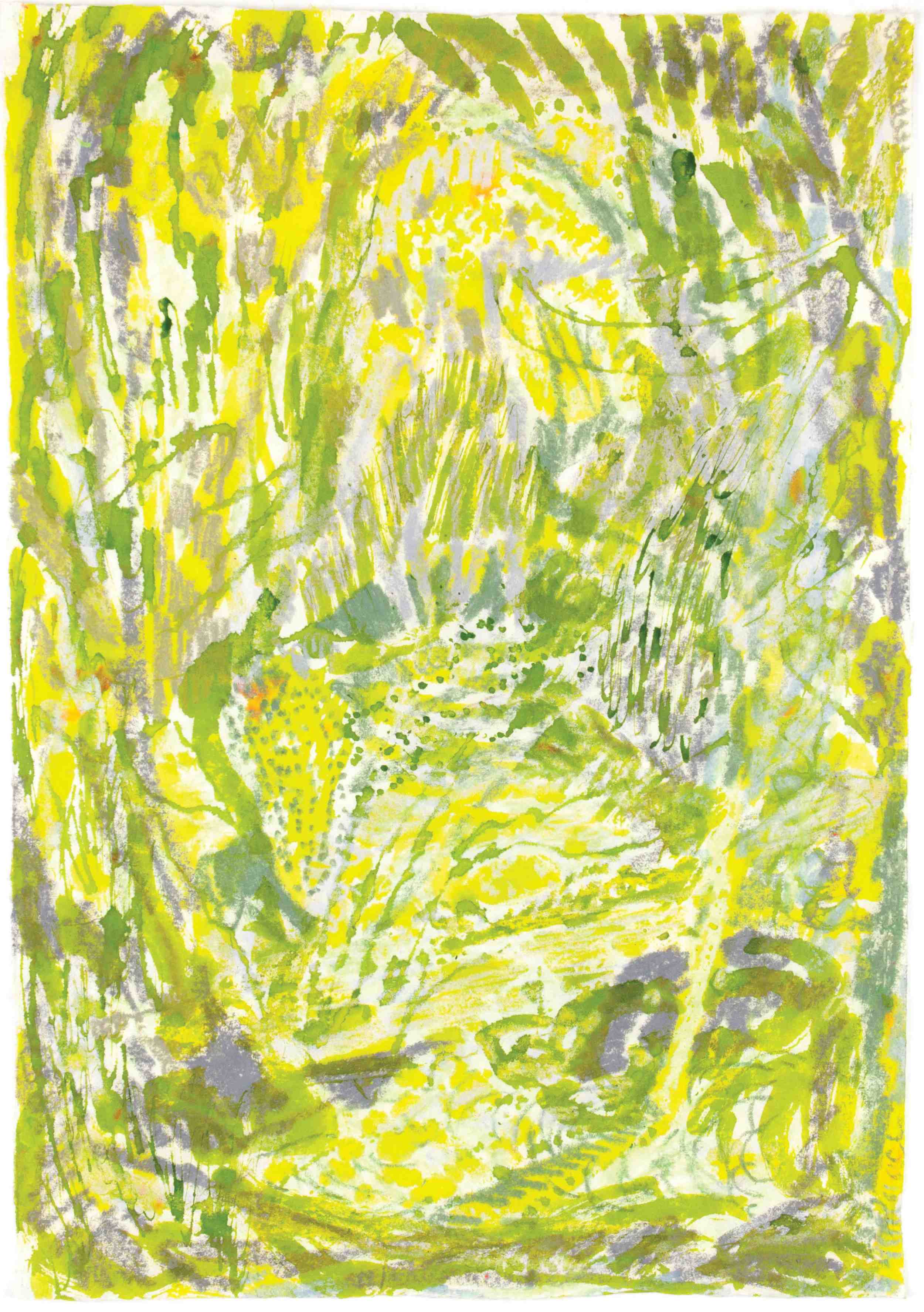 Still and still moving, the river flows, 10
