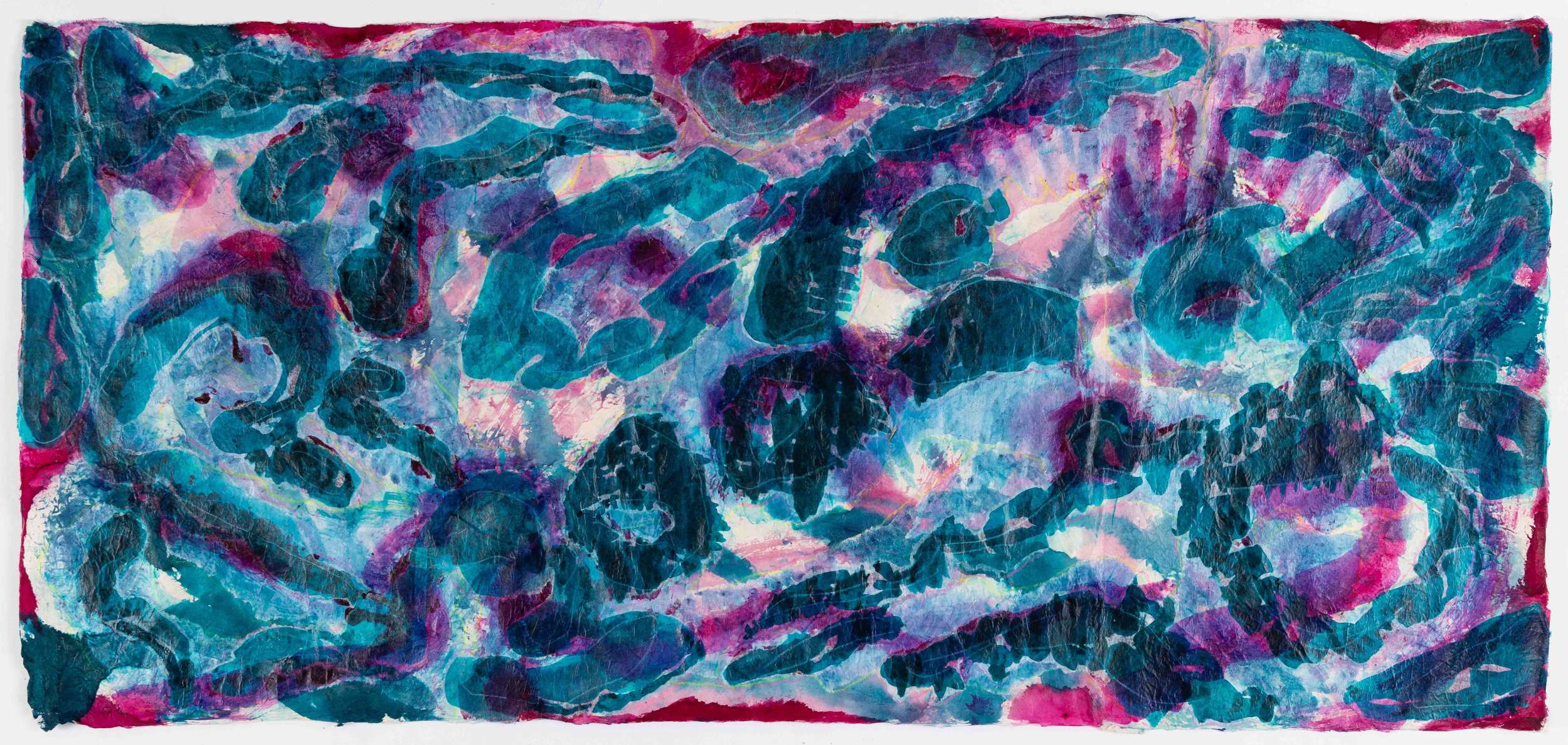Still and still moving, the river flows, 3