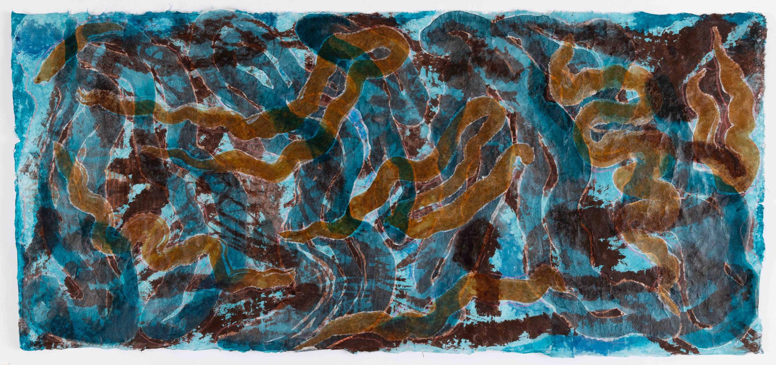 Still and still moving, the river flows, 8