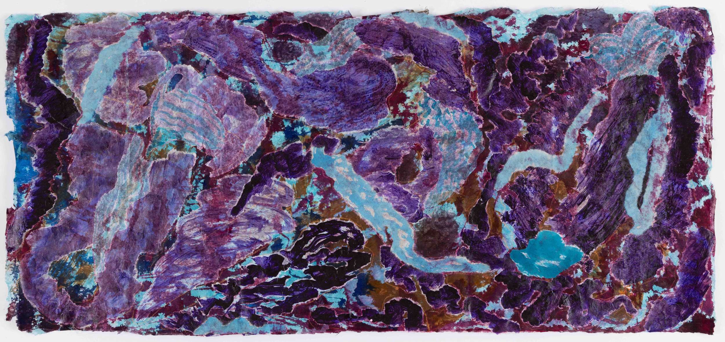 Still and still moving, the river flows, 1