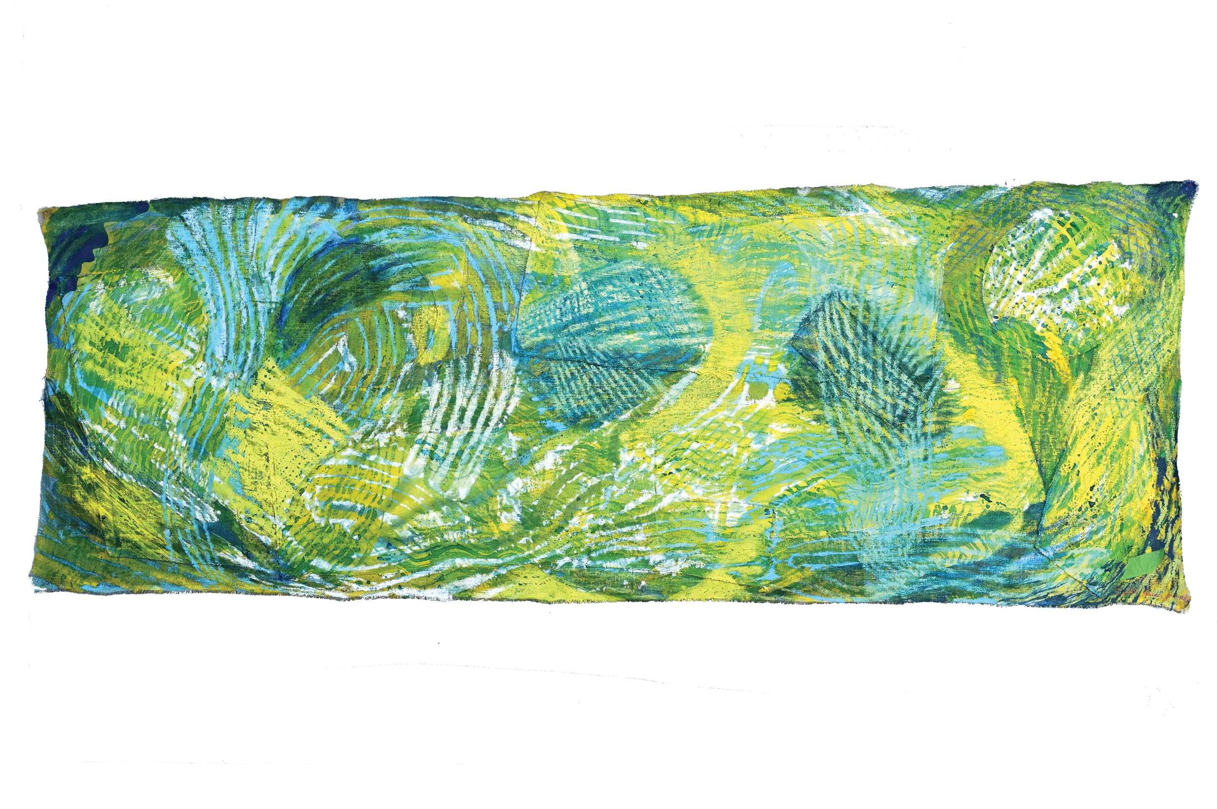 Still and still moving, the river flows, 1