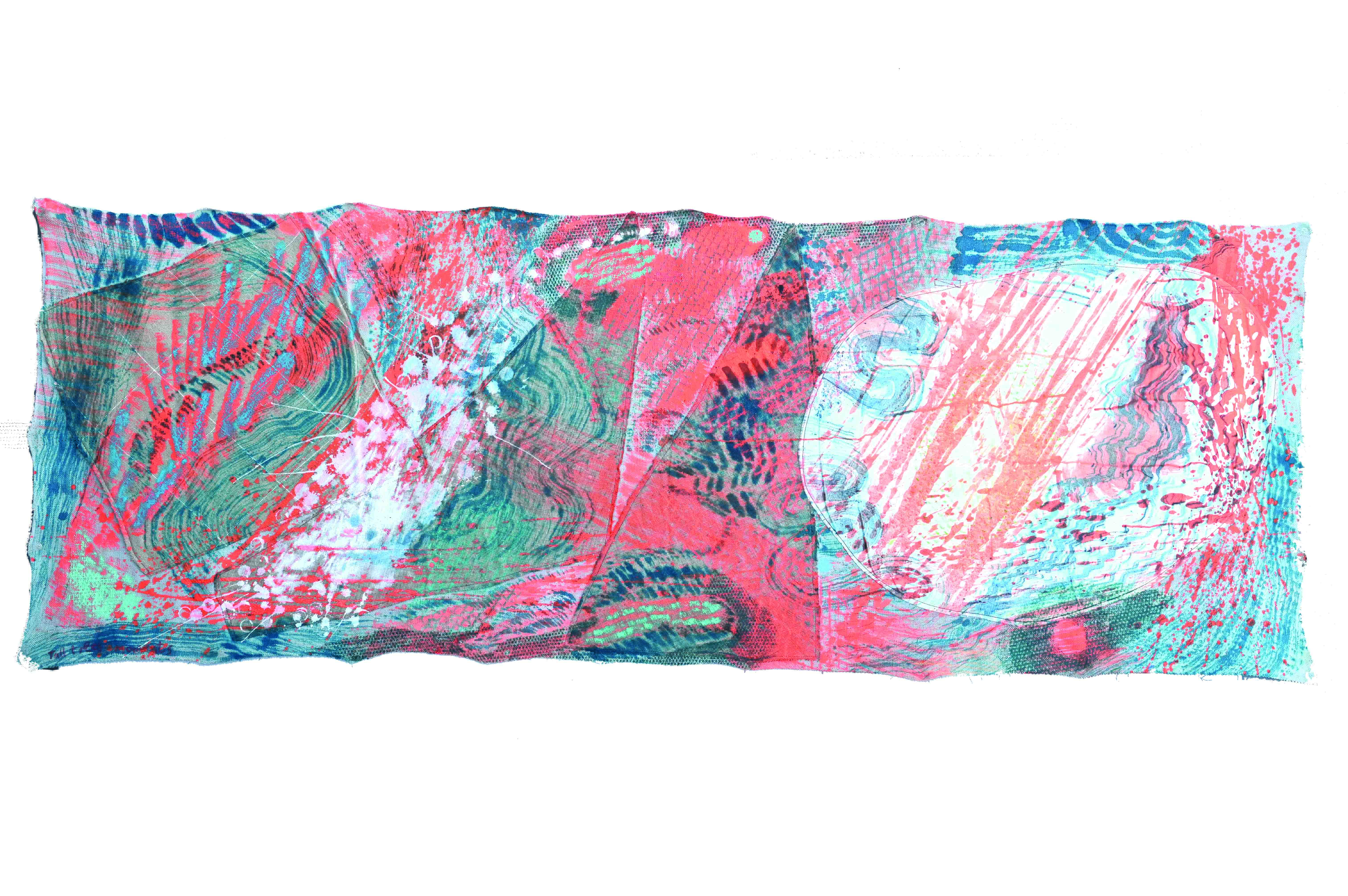 Still and still moving, the river flows, 1